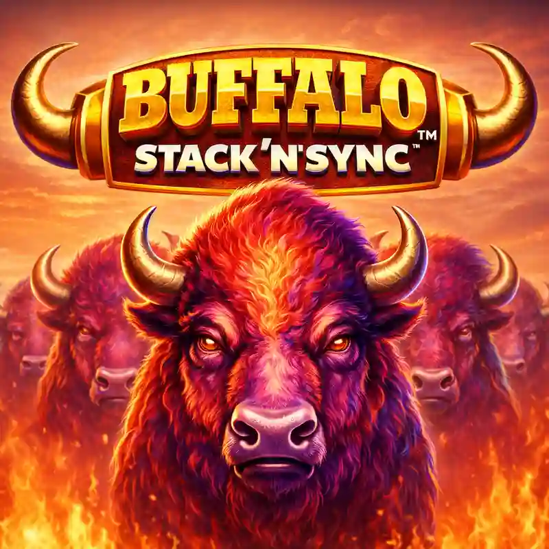 Magtipon at Mag-Sync ng Buffalo Slots Game Logo